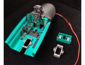 Top-Design 3D Print Scale Cockpit Panels Set For Freewing Mig-29 Twin 80mm EDF Jet - Special Order 